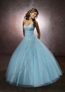   Evening/Bridesmaid Party Dress Form Ball Gown Size:6/8/10/12/14/16