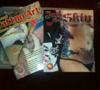books ”Advance tattoo art/ and into the skin.soba,eikon 