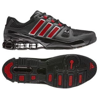 Adidas Bounce Peak Trainer Running Shoes Black Red G40547 $130NIB Mens 