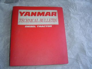 Yanmar YM186 YM226 YM276 YM336 diesel tractor technical bulletins 
