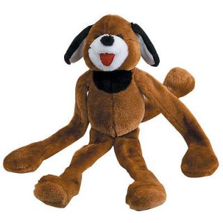   tug and squeak Brown Dog Soft Plush Dog Puppy toy Six Squeakers inside
