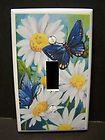 blue butterfly daisy plates switch or outlet cover more options