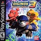 digimon world 3 sony playstation 1 2002 ps2 rare game
