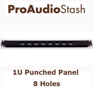 19 inch punched rack panel 1u 8 holes time left