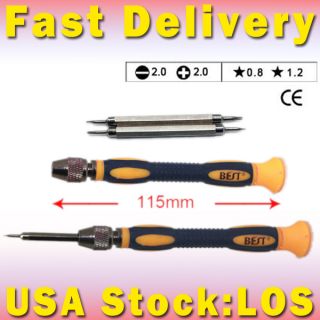 in 1 Dual Sides 5 Point Star Pentalobe/Pentacle Screwdriver Phillips 