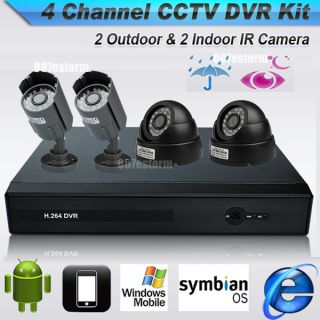 CHANNEL CCTV DVR Home Video Monitor Security Iphone4S View 4 Sony 