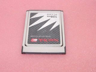 128MB Industrial Grade Sandisk PCMCIA ATA MEMORY FLASH Card SDP3B 128 