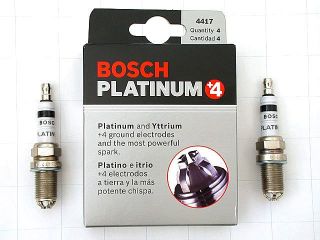 BMW E30 E36 Bosch Platinum 4 Quad Fire Spark Plugs 4 Brand New 1YR 