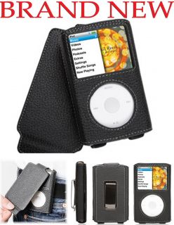   Leather Case for iPod Classic 80 120 160 GB 6GEN Black