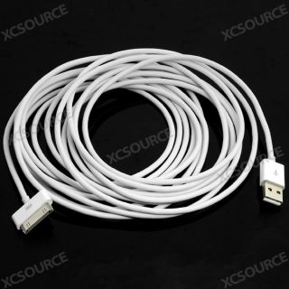 5M 15ft Extra Long USB Cable Charger for iPad 3 iPhone 4 4S iPod Nano 