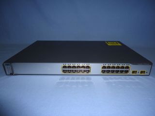 Cisco Catalyst WS C3750 24TS S 24 Ports Rack Mountable Switch Managed