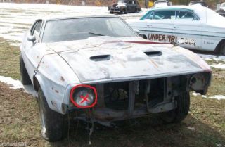1971 FORD MUSTANG MACH 1 HEADLIGHT BULB PROJECT PARTS MORE FASTBACK 