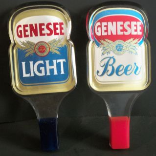 Vintage Genesee Beer Genesee Light Beer Tap Handles 1980S