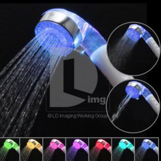   Colors LED Water Shower Head TWO Outlet Mode A20 Sprinkler Showerhead