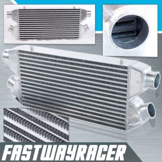   22x11x3 2 In Out Twin Turbo Front Mount Intercooler 2.5 Outlet