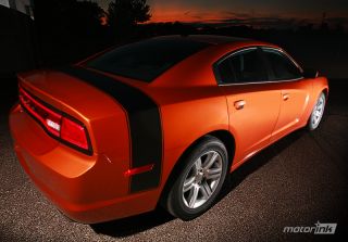 2011 + Dodge CHARGER Super Bee Trunk Stripe Decal Graphics Band 2012 