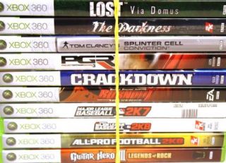 Lot of 10) XBOX 360 Video Games Collection 2K Sports PGR 3 (4150s1)