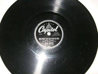 Capitol 10 78/S.Kenton/J.​Christy/His Feet Too Big For De Bed/After 