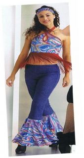 Jive Talkin 70s Cher Bellbottom Dance Costume Adult Sz