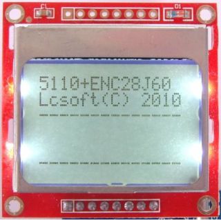Nokia 5110 LCD module 84 84 white backlight adapter PCB Arduino