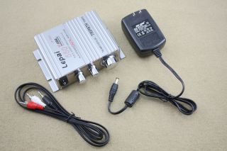 700W 12V Mini Hi Fi Stereo Digital Amplifier  iPod Home Power Audio 