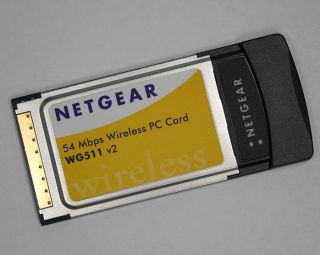 Netgear WG511 802 11g Wireless PC Notebook Adapter V2