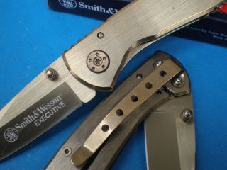 Smith Wesson CK110GL Full Stell Survival Pocket Folding Knife KS48 