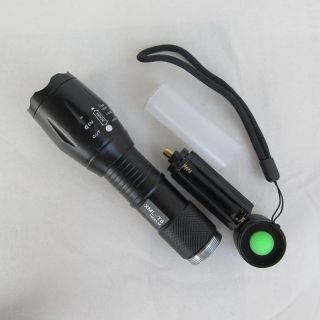 New Zoomable 1600LM CREE XM L XML T6 LED Focus Flashlight Torch+ 