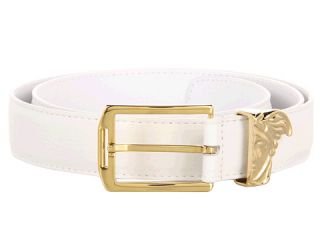 Versace Collection Printed Elk Gold Medusa Buckle Belt $250.00 NEW