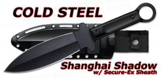 Cold Steel Shanghai Shadow w Secure EX Sheath 80PSSK