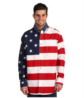 Roper Stars & Stripes Pieced Flag Shirt L/S   Zappos Free Shipping 