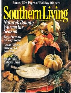 Southern Living Magazine November 1994 Build Antique Chest 