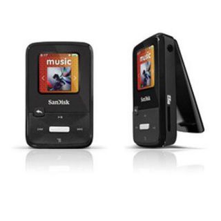 SanDisk Sansa Clip Zip 4GB MP3 Player   Black (SDMX22 004G A57)