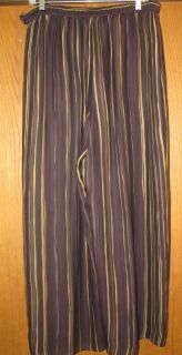  Folio Collection Fully Lined 100 Silk Striped Pants 