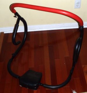 AB Roller Exerciser Abdominal Machine Red and Black