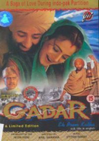 GADAR sunny deol bollywood indian hindi movie dvd