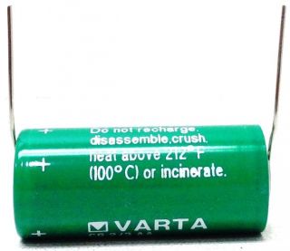 NEW 50x Varta CR 2/3 AA 3V Lithium Cylindrical Batteries  Disposable 