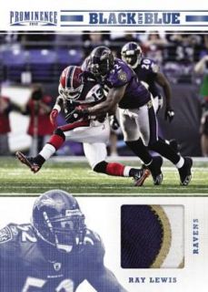 2012 Panini Prominence Black and Blue Ray Lewis