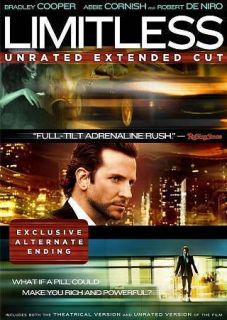 Limitless 2011 New SEALED Unrated Extended Cut DVD