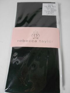 Rebecca Taylor 7321710 Black Tights Size M L $24