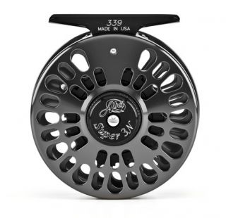 Abel   Super 3N Fly Reel  SLATE Finish  Wood Handle   With $100 Fly 
