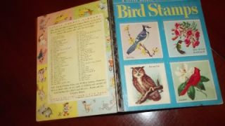 Little Golden Book Activity A8 Bird Stamps 1955 James Gordon Irving 