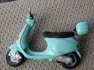 2002 barbie vespa mint green motor scooter