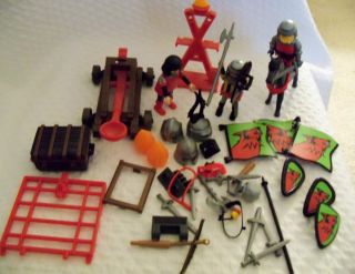 Playmobil Lot Knights Soldiers Accessories Parts