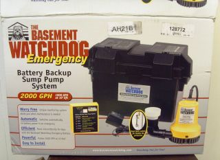The Basement Watchdog Battery Backup Sump Pump System