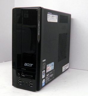 Acer Aspire AX1700 U3700A Mini Tower PC, Dual Core 2.4GHz CPU, 4GB RAM 