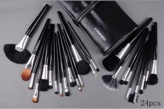Brand New M AC Professional Makeup Brush Cosmetic 24 PCS 1Set With 