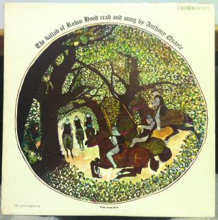 ANTHONY QUAYLE the ballad of robin hood LP Mint  TC 1177 Vinyl 1963 