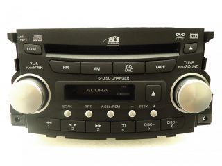 04 05 06 Acura TL Radio Stereo 6 Disc Changer CD Player Tape Cassette 