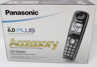 Panasonic KX TGA651B DECT 6 0 Extra Handset for KX TG65XX Series 